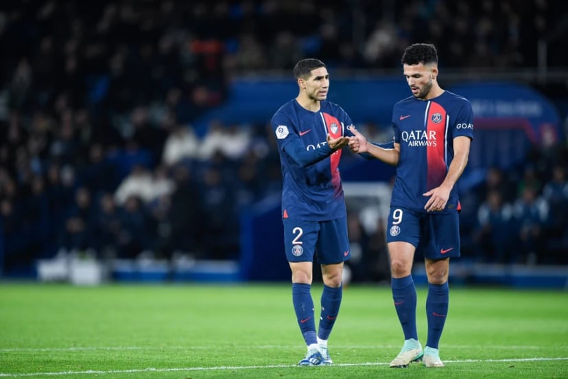 PSG - Achraf Hakimi i Goncalo Ramos | Paris Saint-Germain