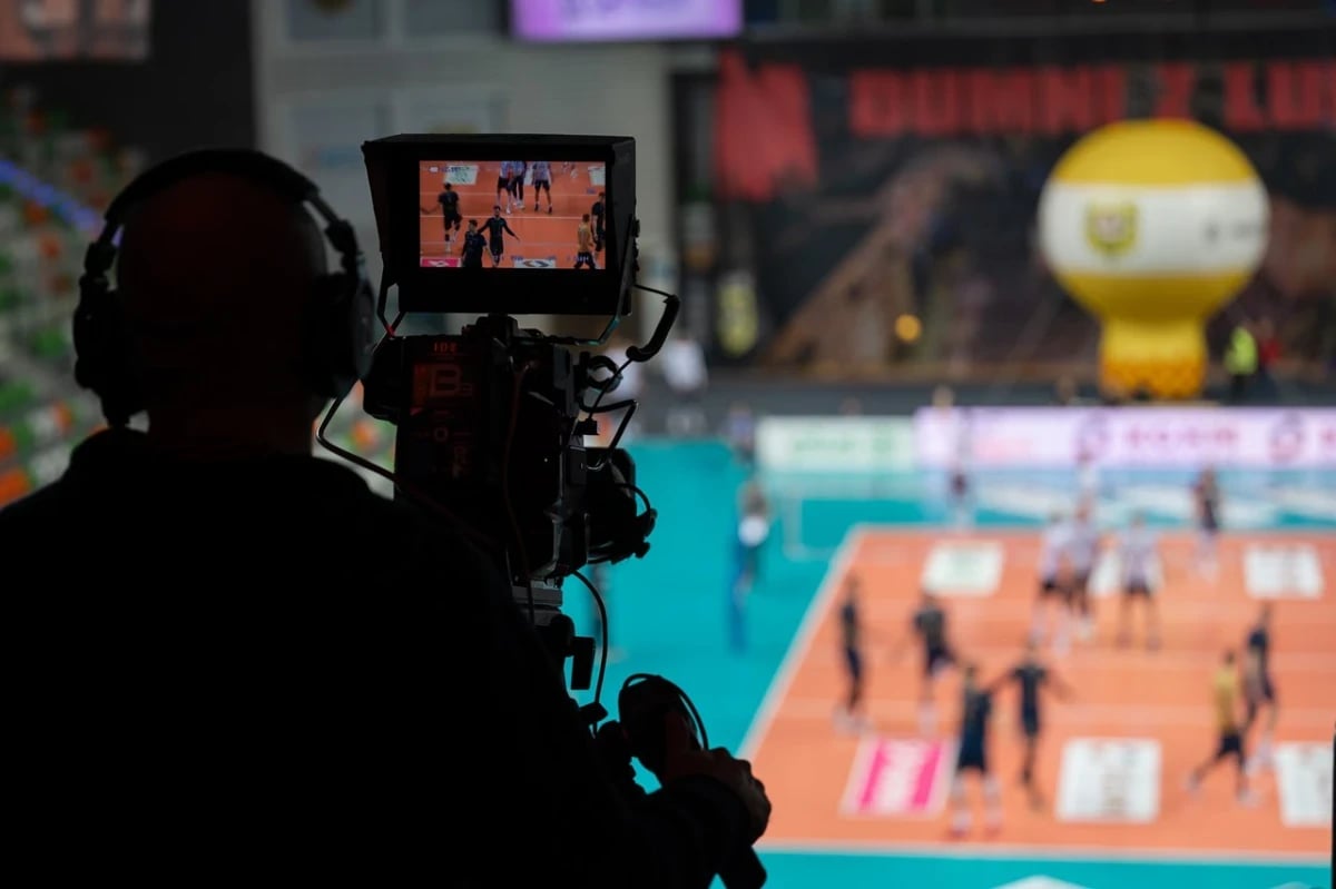 Siatkówka - boisko kamera 1 Plusliga