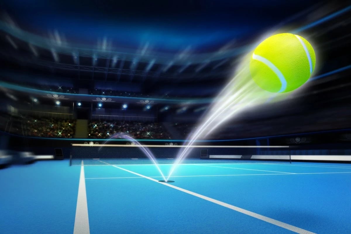 Tenis - ogólny piłka na korcie 2