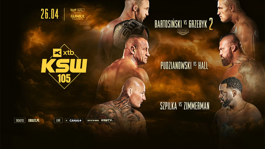 PreZero Arena w Gliwicach ponownie gościć będzie największe gwiazdy MMA! W sobotę, 26 kwietnia 2025, odbędzie się gala KSW 105, która dostarczy kibicom niezapomnianych emocji. Karta walk zapowiada się imponująco, a transmisję wydarzenia będzie można śledzić w Polsce zarówno w […]