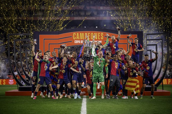 FC Barcelona zwycięzcą Pucharu Króla w sezonie 2024/25. W meczu finałowym Duma Katalonii po dogrywce pokonała 3:2 Real Madryt. 