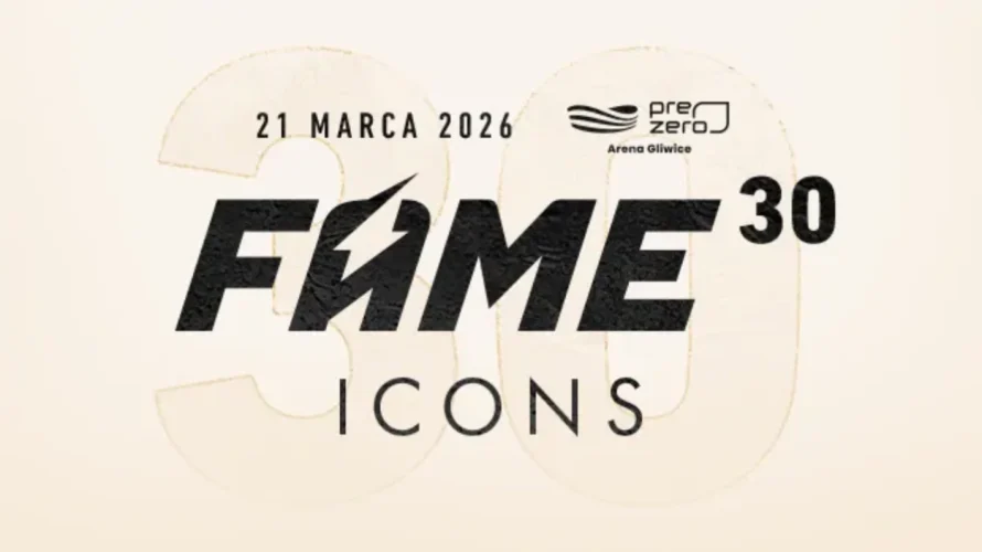 W sobotę 21 marca 2026 roku odbędzie się gala FAME MMA 30: Icons, kt&oacute;ra będzie jubileuszowym wydarzeniem w historii federacji. Tym razem organizatorzy zawitają do Gliwic, gdzie kibice zobaczą największe gwiazdy freak fight&oacute;w oraz zawodnik&oacute;w znanych ze świata sportu i [&hellip;]